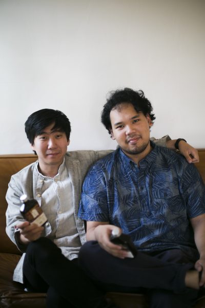 Sam Ryo and Adam Hiroki of Lokal Cold Brew pose for a portrait.