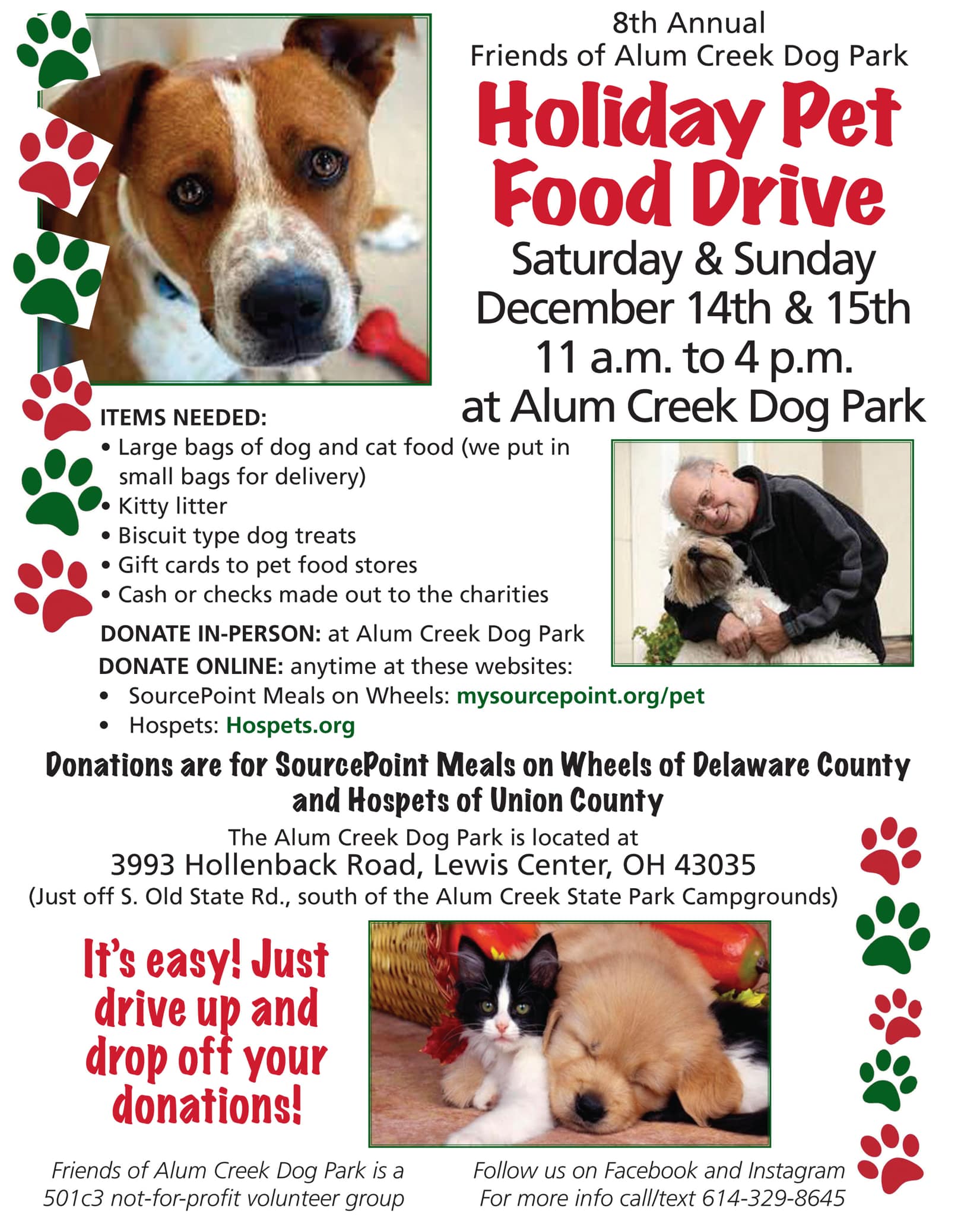 Donate: 8th Annual Friends of Alum Creek Dog Park Holiday ...