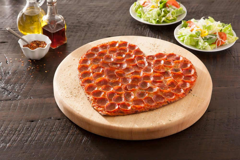 Celebrate your love by the slice with these heartshaped pizzas 614NOW
