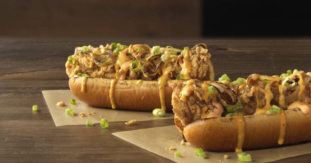 Buffalo Wild Wings is now selling chicken tenders on a brioche hot dog